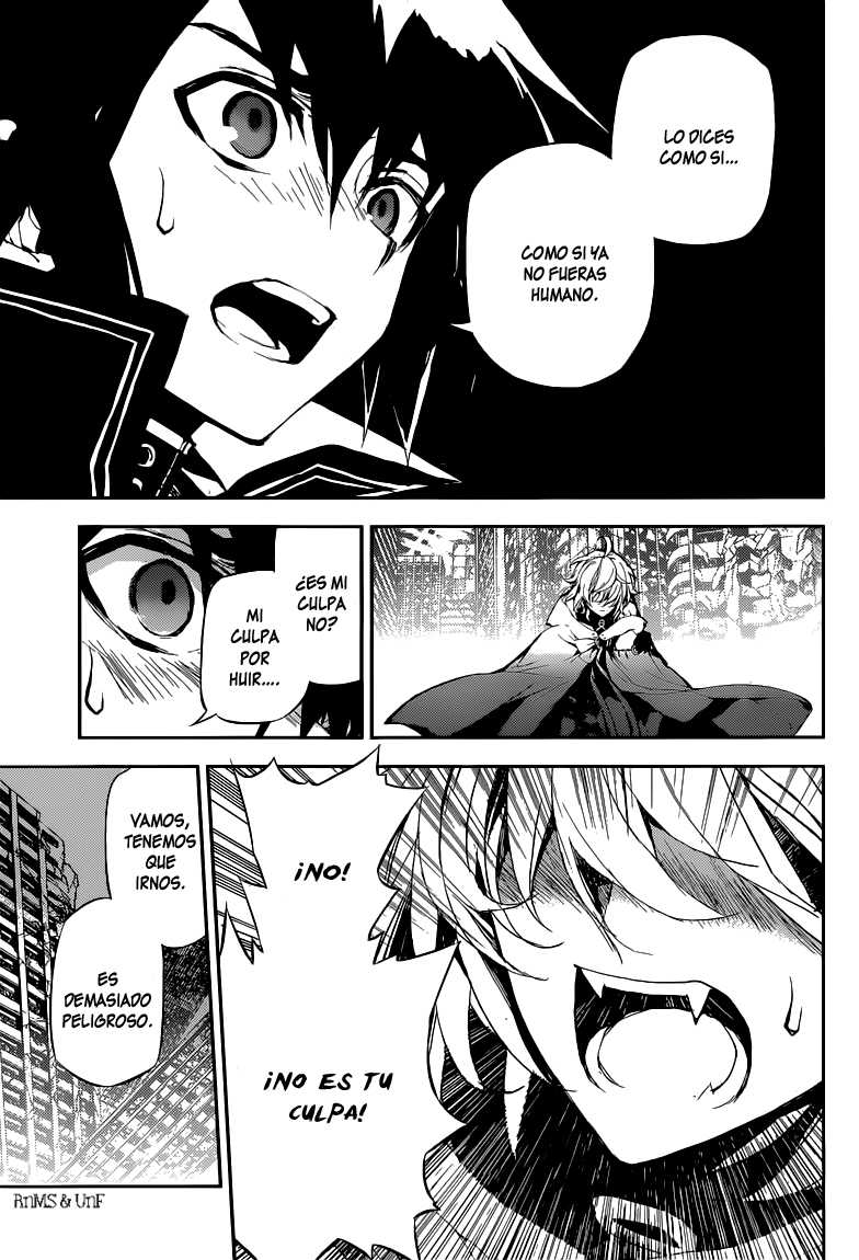 Owari no Seraph Capitulo 13: Reencuentro de los amigos de la infancia página 30