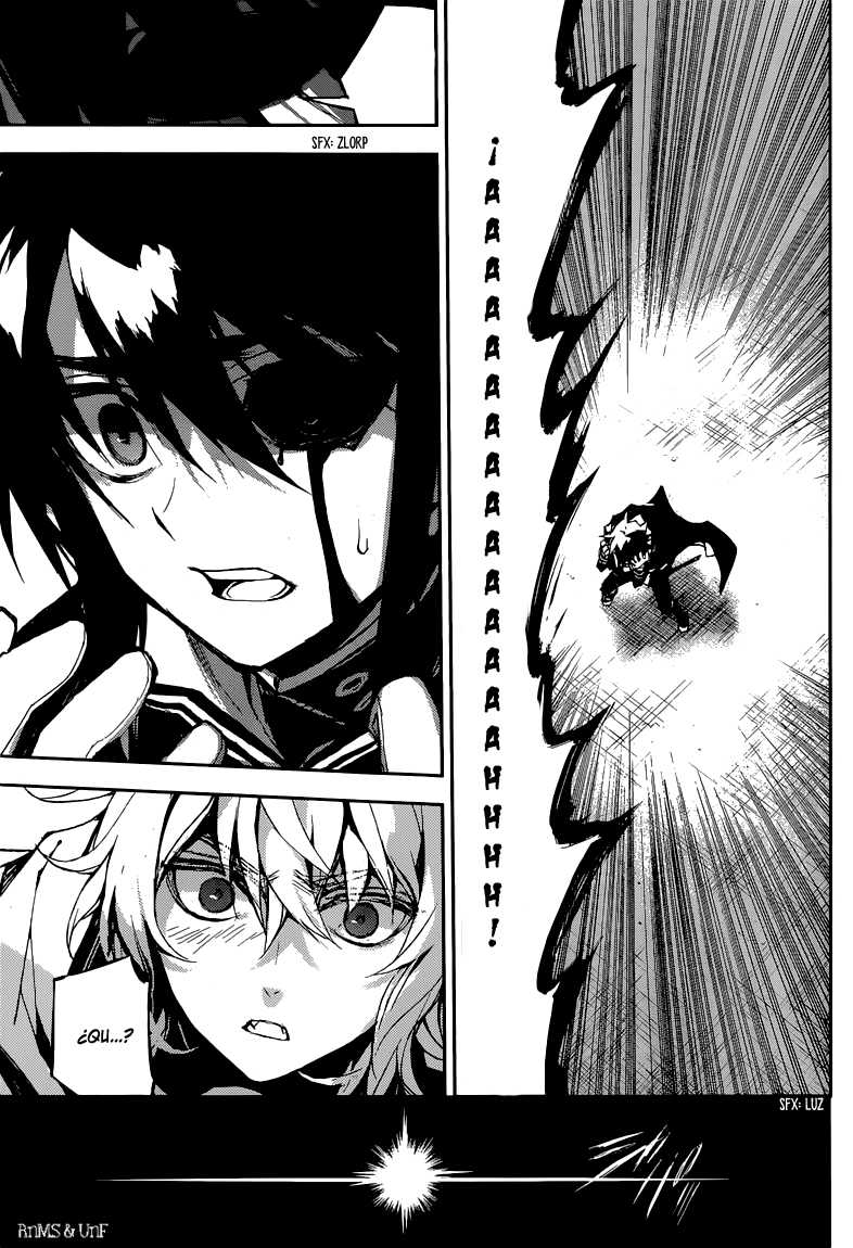 Owari no Seraph Capitulo 13: Reencuentro de los amigos de la infancia página 36