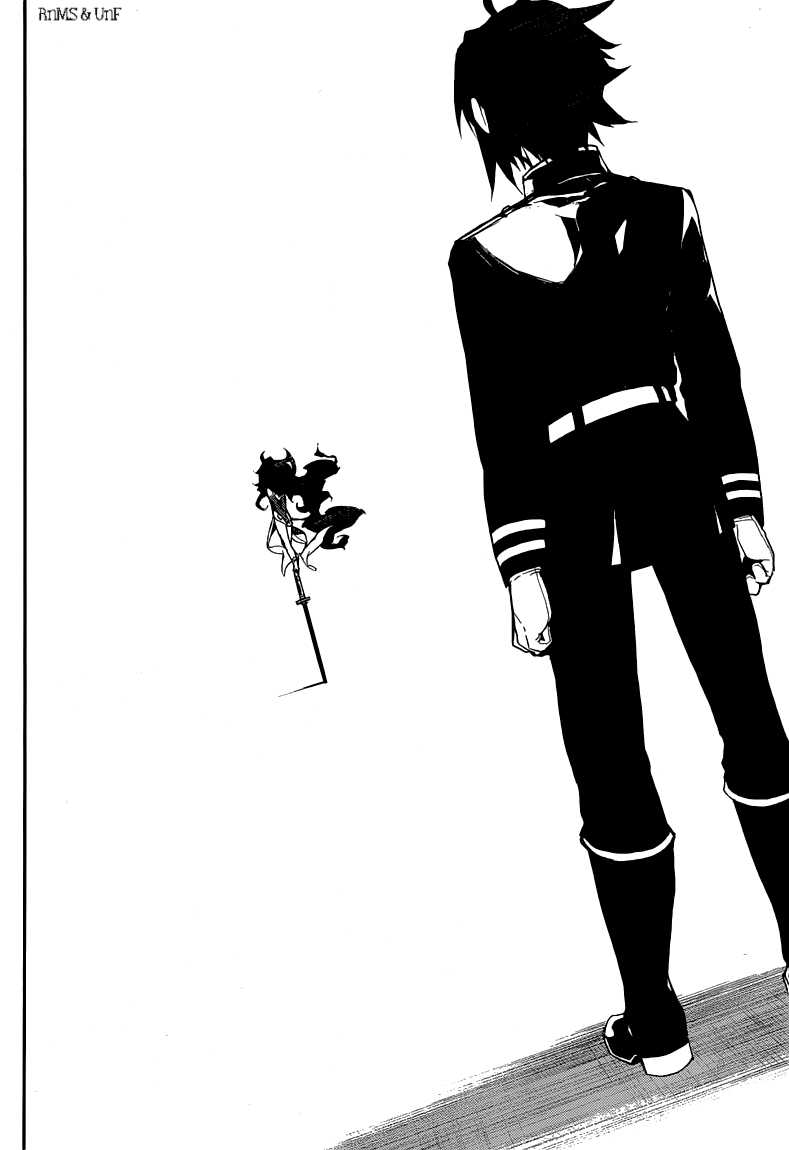 Owari no Seraph Capitulo 13: Reencuentro de los amigos de la infancia página 37
