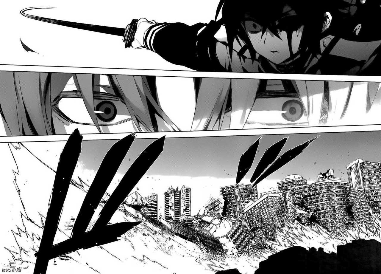 Owari no Seraph Capitulo 13: Reencuentro de los amigos de la infancia página 44