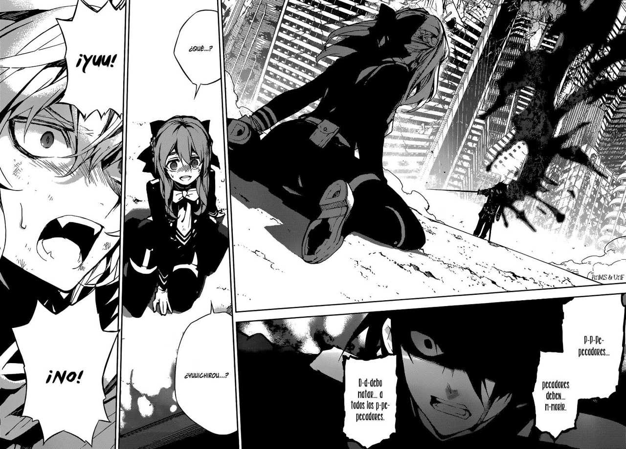 Owari no Seraph Capitulo 13: Reencuentro de los amigos de la infancia página 47