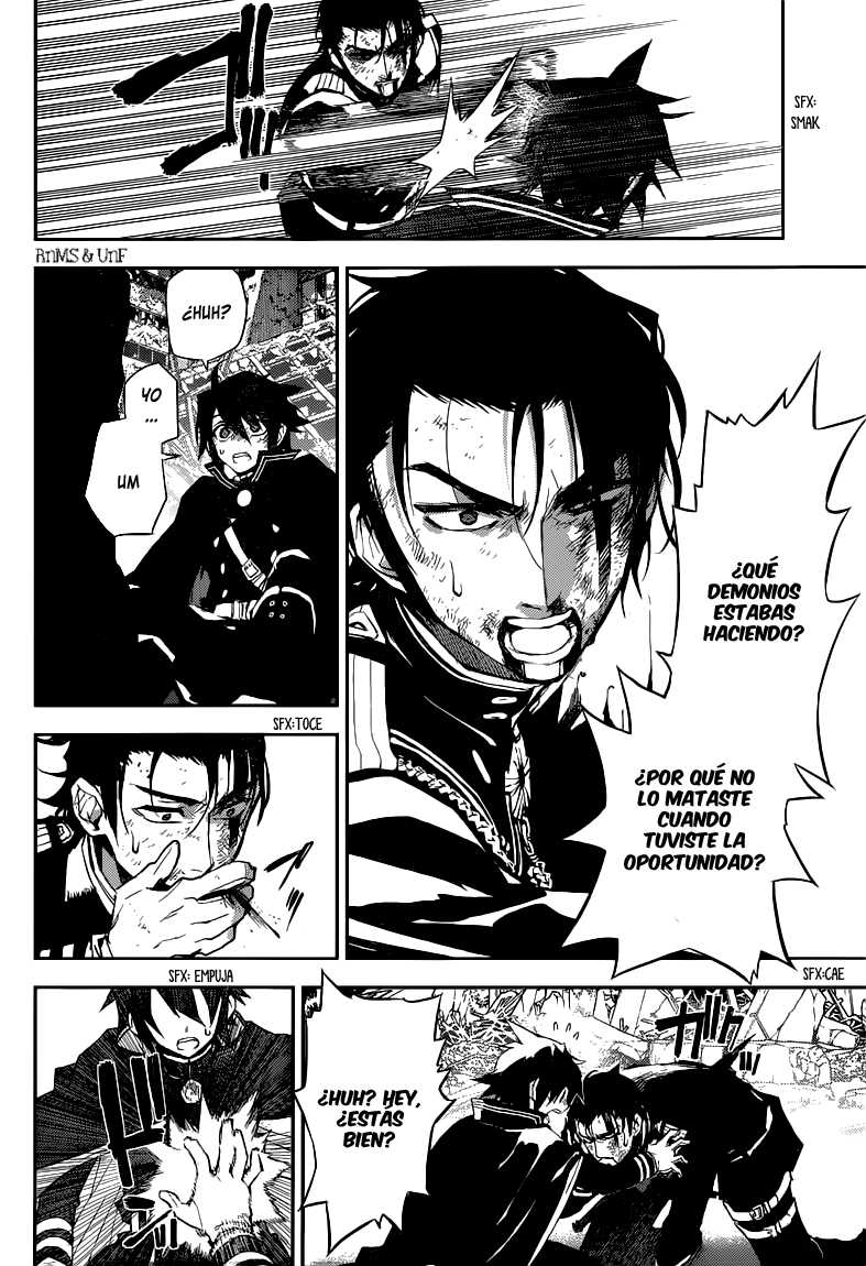 Owari no Seraph Capitulo 13: Reencuentro de los amigos de la infancia página 9