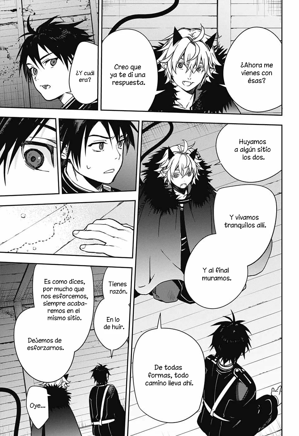 Owari no Seraph Capitulo 130: La luz que quedó página 29