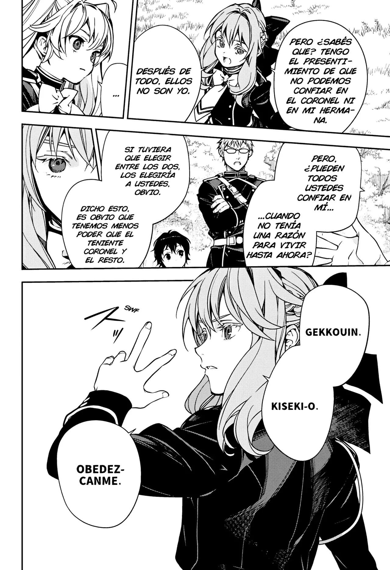 Owari no Seraph Capitulo 133: Damas enamoradas página 28