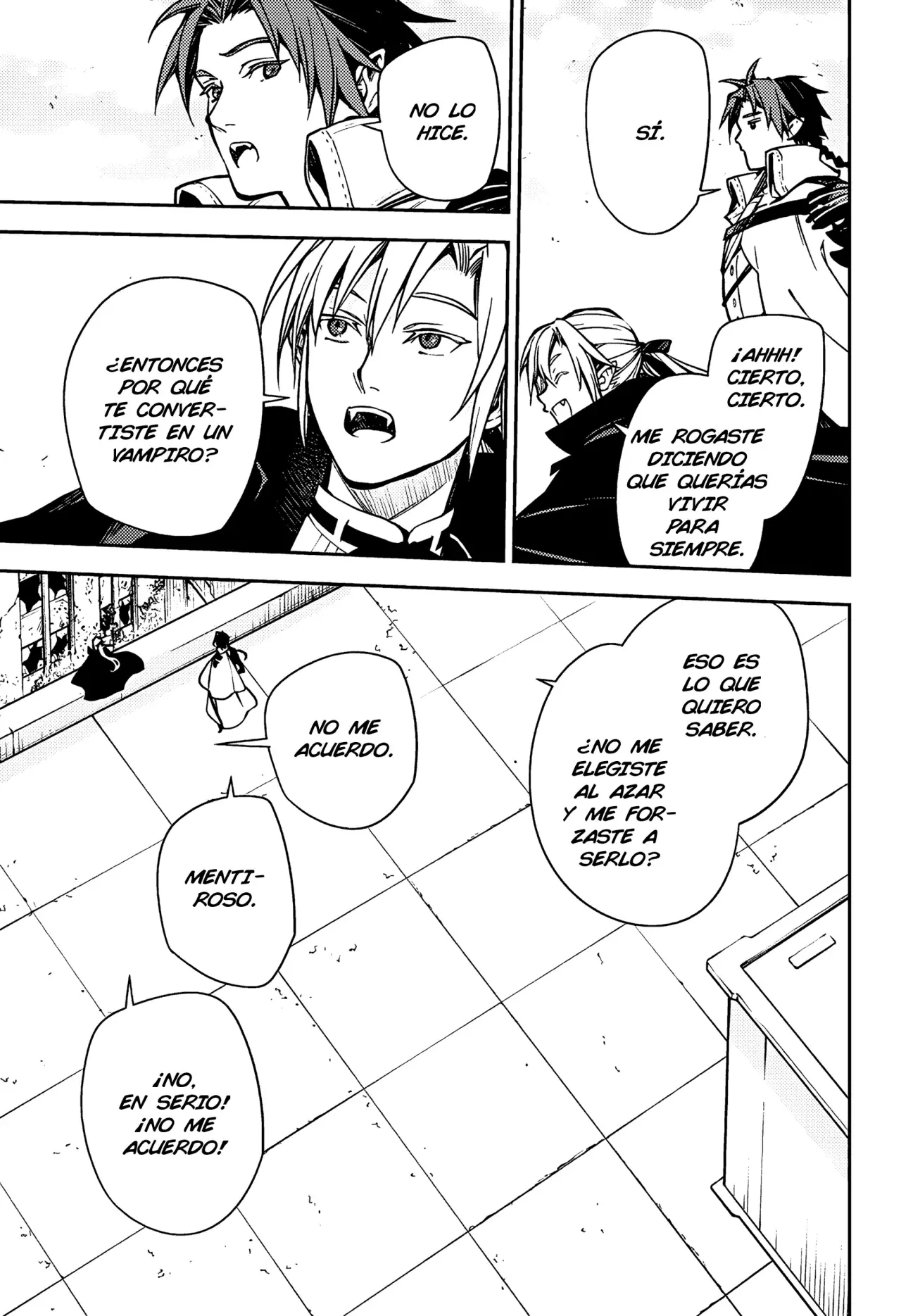Owari no Seraph Capitulo 134: Ronda de reencarnaciones página 27