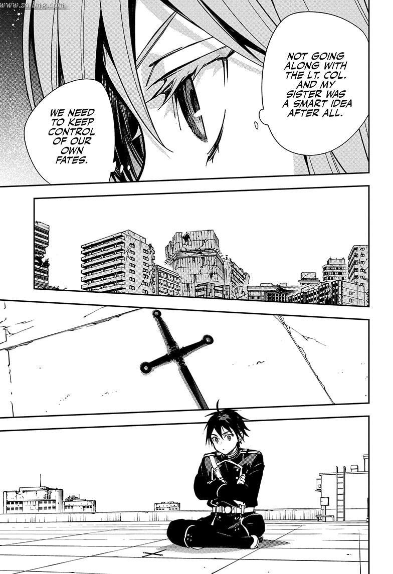 Owari no Seraph Capitulo 139: DOS MONSTRUOS página 22
