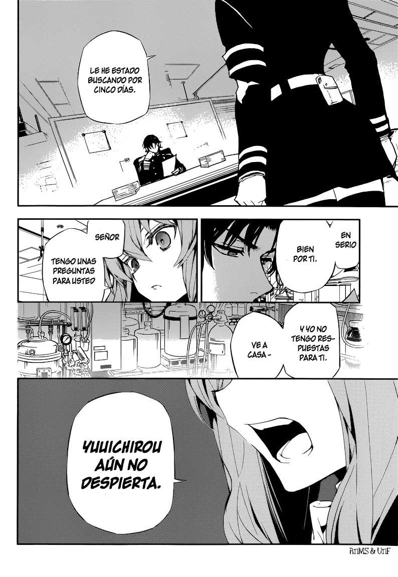 Owari no Seraph Capitulo 14: Todos son pecadores página 36