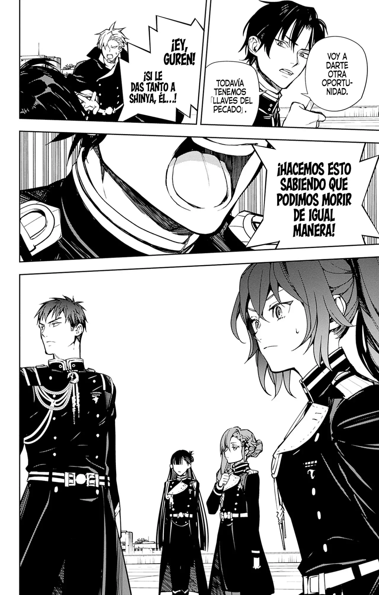 Owari no Seraph Capitulo 147: Mirando a través del mar. página 28