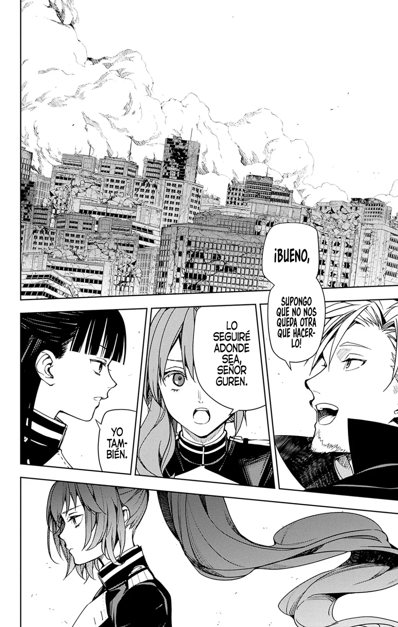 Owari no Seraph Capitulo 147: Mirando a través del mar. página 34