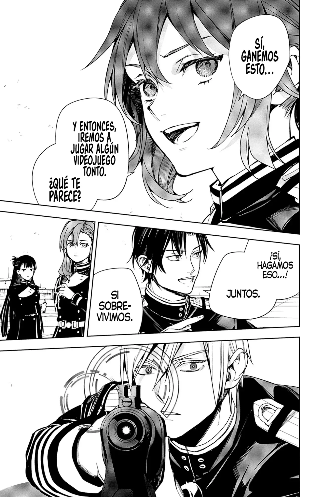 Owari no Seraph Capitulo 147: Mirando a través del mar. página 35
