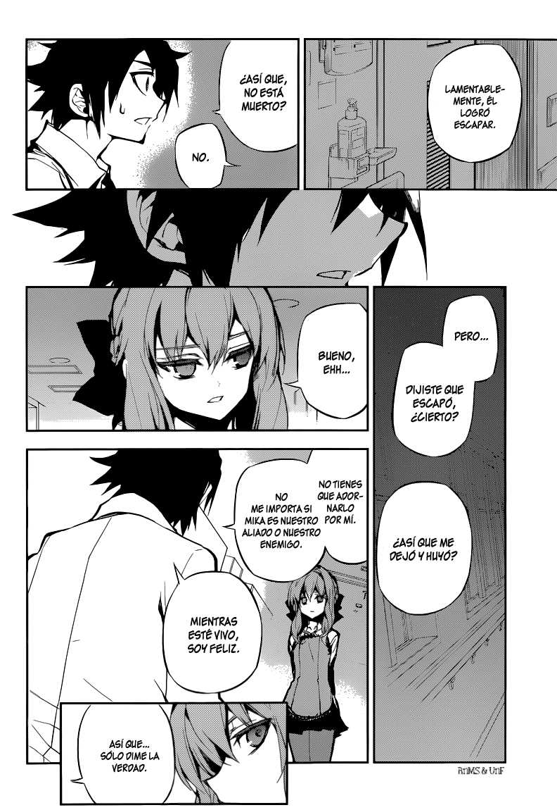 Owari no Seraph Capitulo 15: Conexiones complicadas página 24