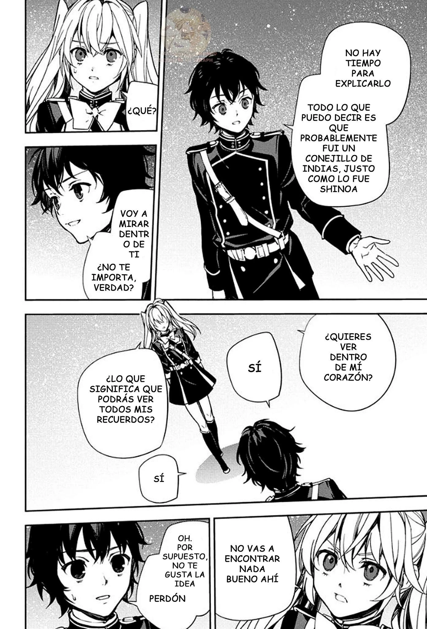 Owari no Seraph Capitulo 157 página 3