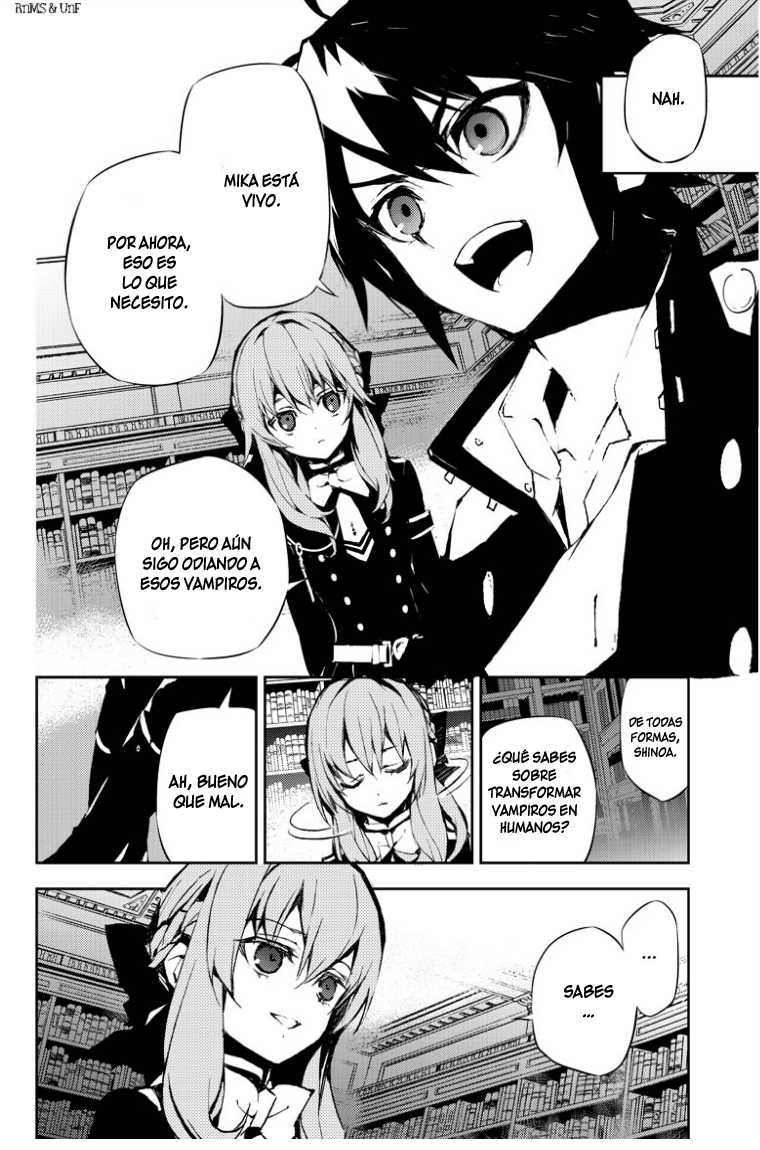 Owari no Seraph Capitulo 16: Mundo Humano página 13