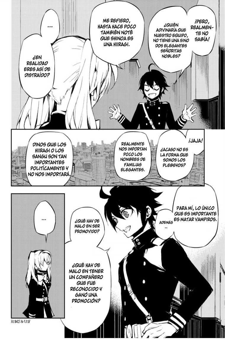 Owari no Seraph Capitulo 16: Mundo Humano página 33