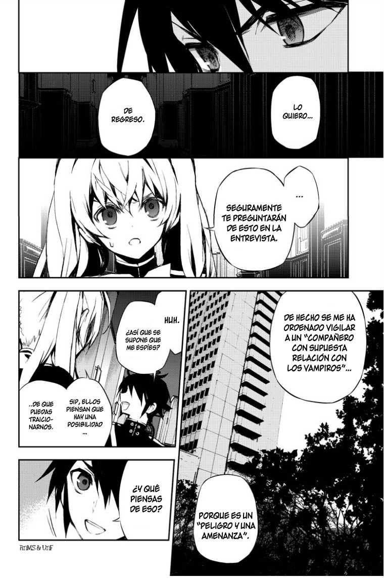 Owari no Seraph Capitulo 16: Mundo Humano página 35