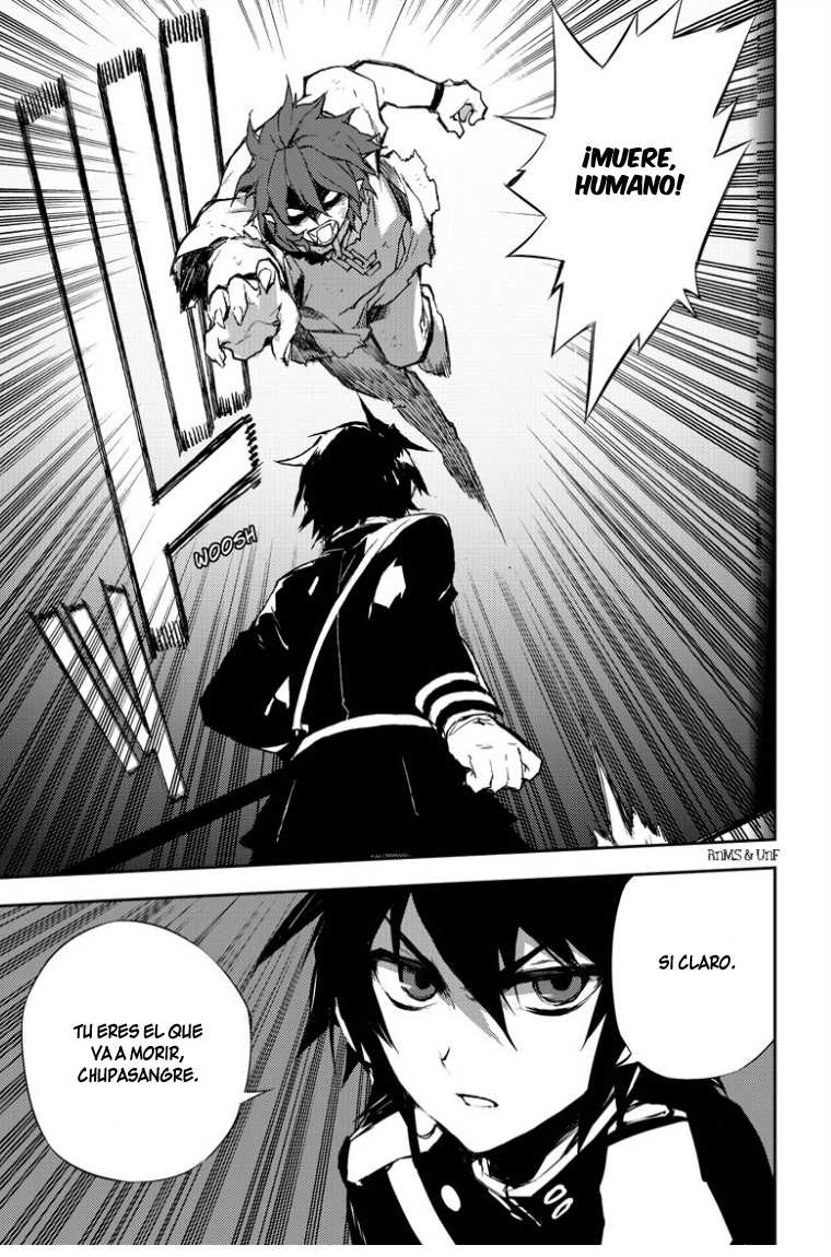 Owari no Seraph Capitulo 16: Mundo Humano página 40