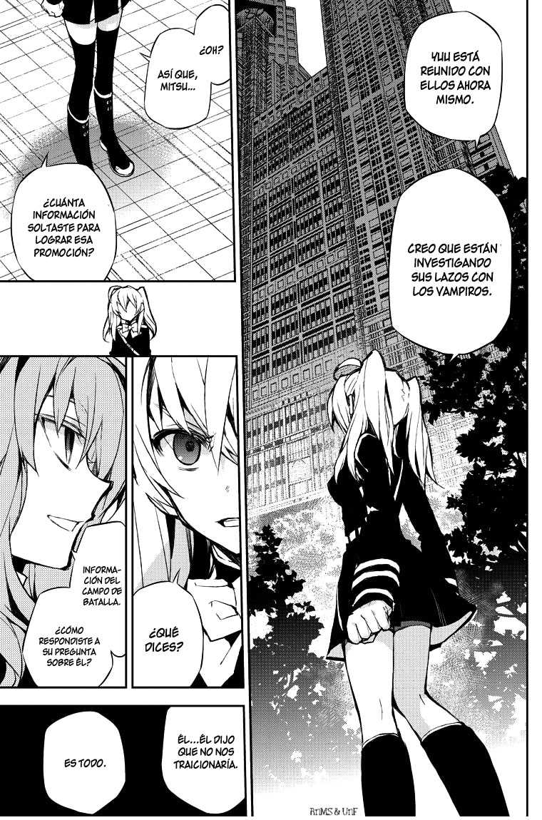 Owari no Seraph Capitulo 17: La maldición de los conejillos de indias página 12