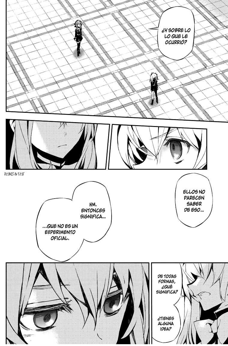 Owari no Seraph Capitulo 17: La maldición de los conejillos de indias página 13