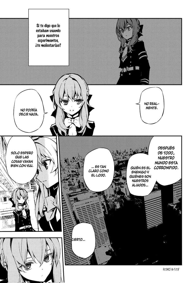 Owari no Seraph Capitulo 17: La maldición de los conejillos de indias página 14