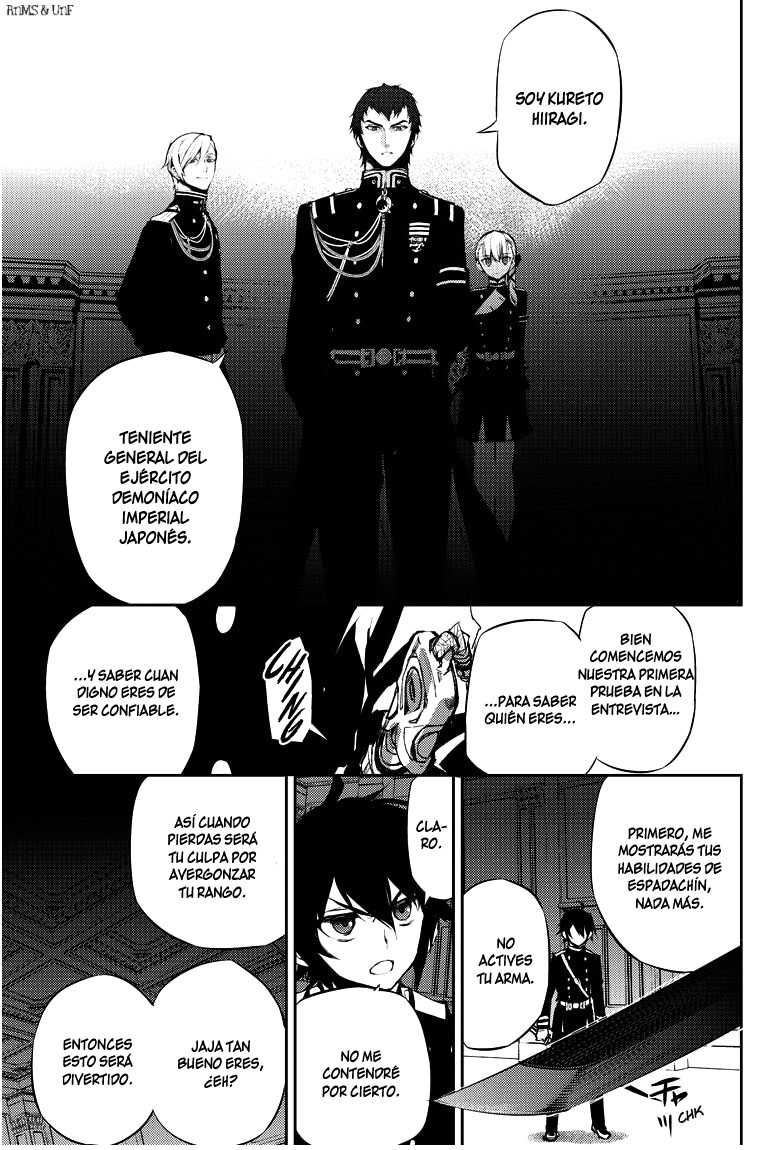 Owari no Seraph Capitulo 17: La maldición de los conejillos de indias página 16