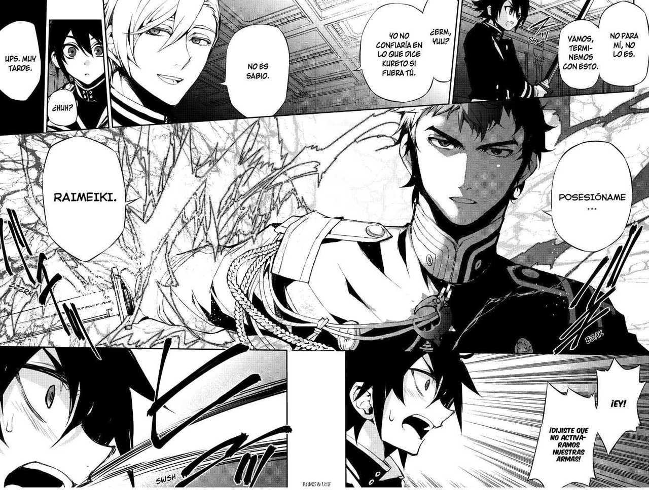 Owari no Seraph Capitulo 17: La maldición de los conejillos de indias página 17