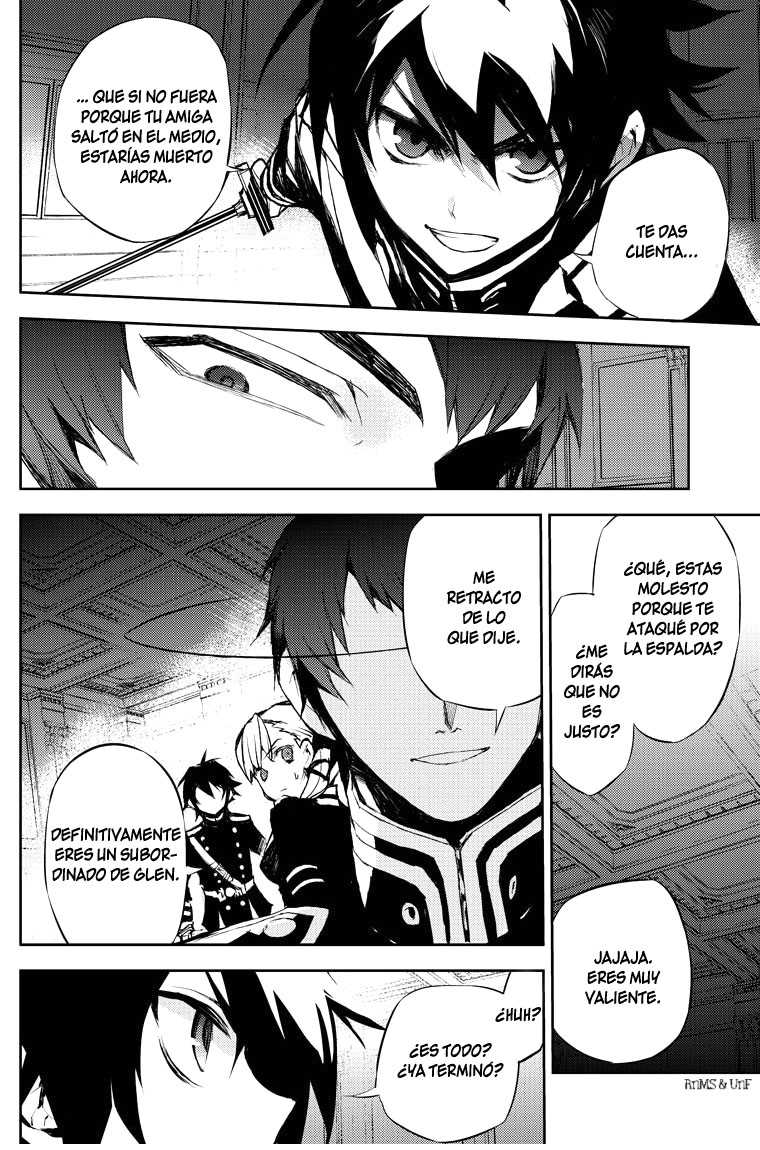 Owari no Seraph Capitulo 17: La maldición de los conejillos de indias página 20