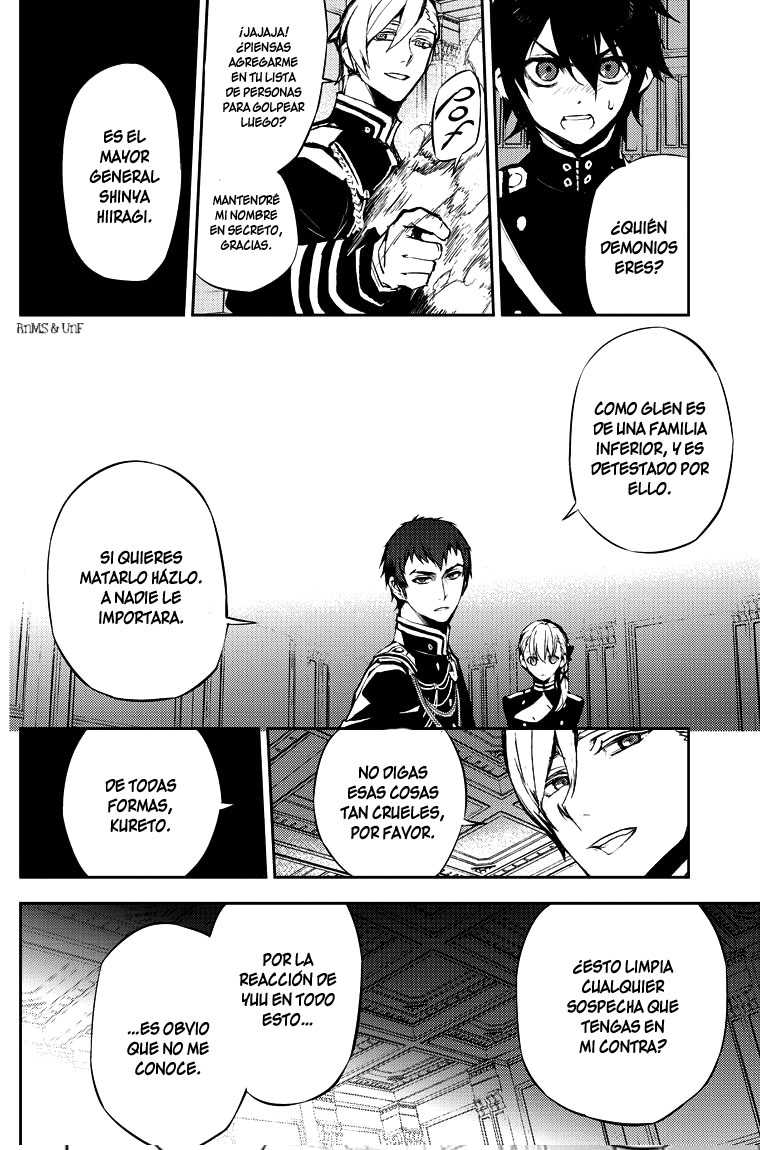 Owari no Seraph Capitulo 17: La maldición de los conejillos de indias página 25