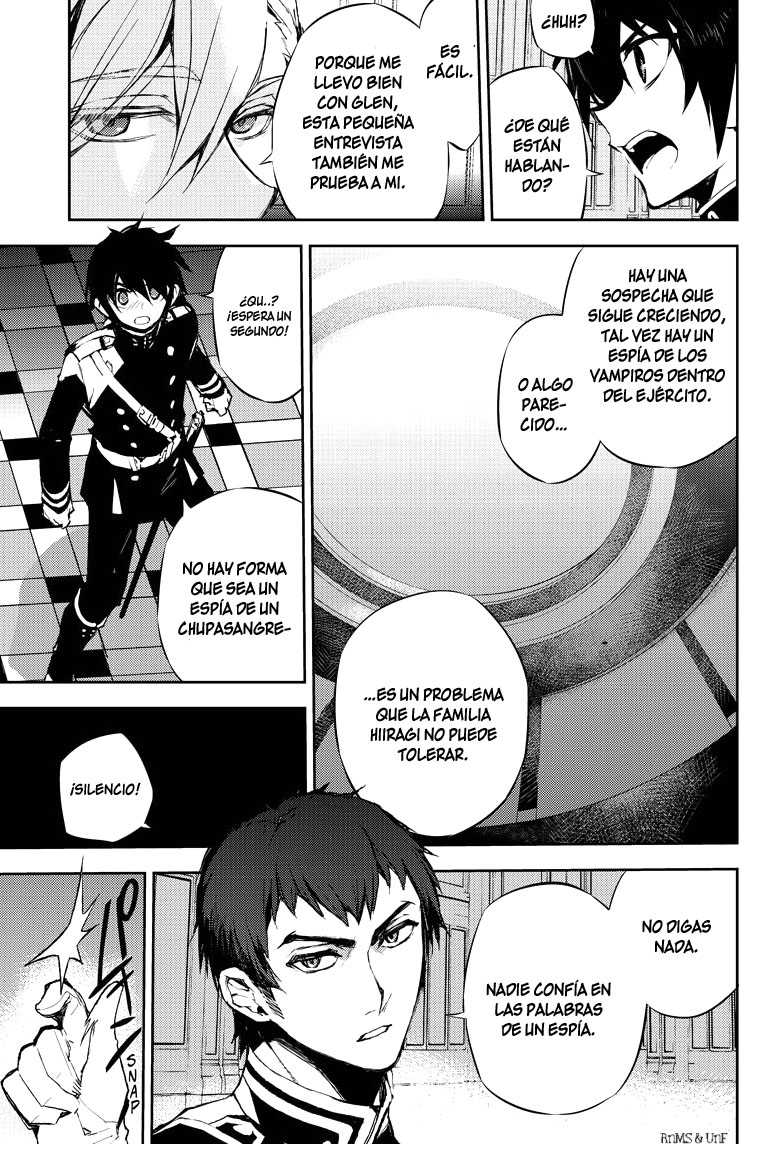 Owari no Seraph Capitulo 17: La maldición de los conejillos de indias página 26