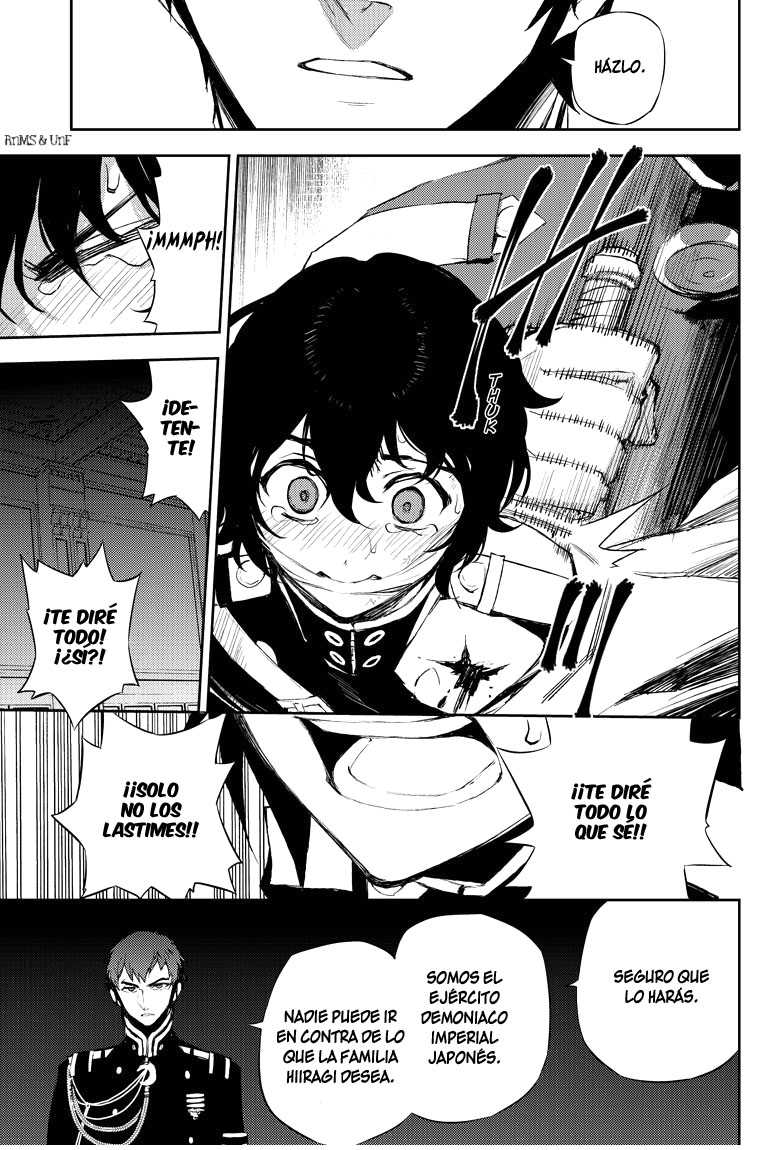 Owari no Seraph Capitulo 17: La maldición de los conejillos de indias página 30