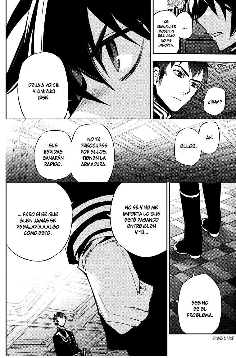 Owari no Seraph Capitulo 17: La maldición de los conejillos de indias página 37
