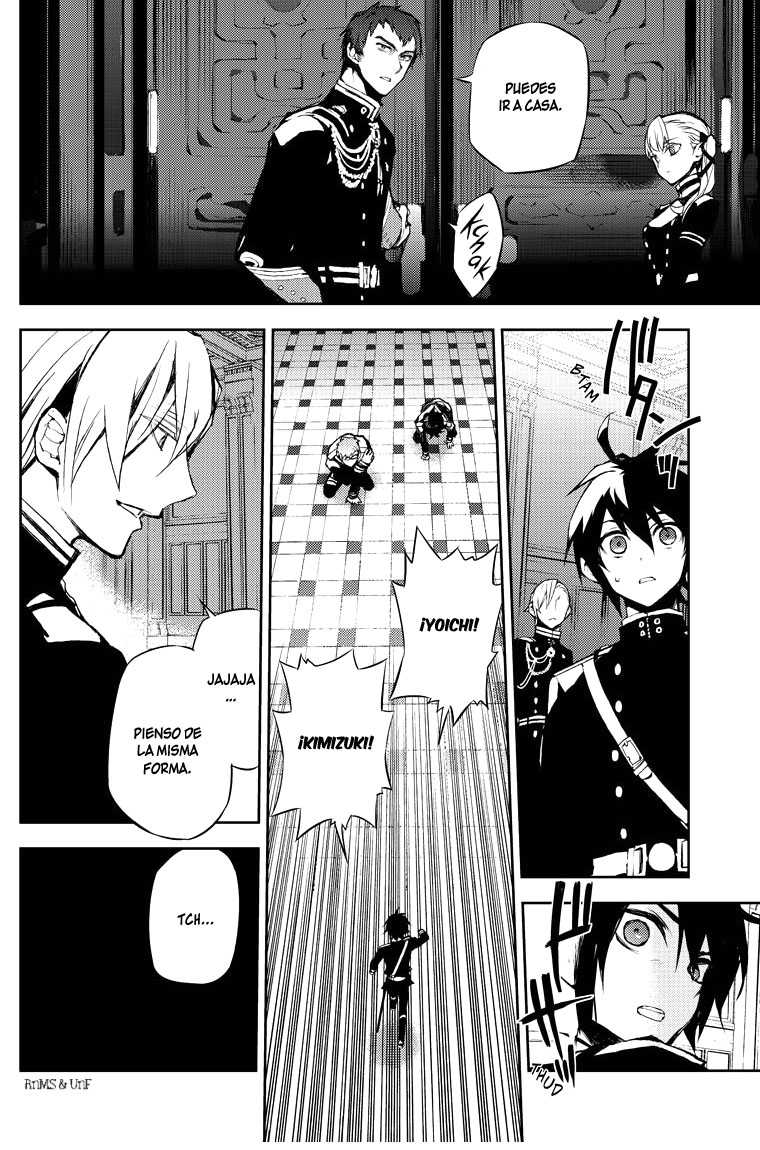 Owari no Seraph Capitulo 17: La maldición de los conejillos de indias página 39