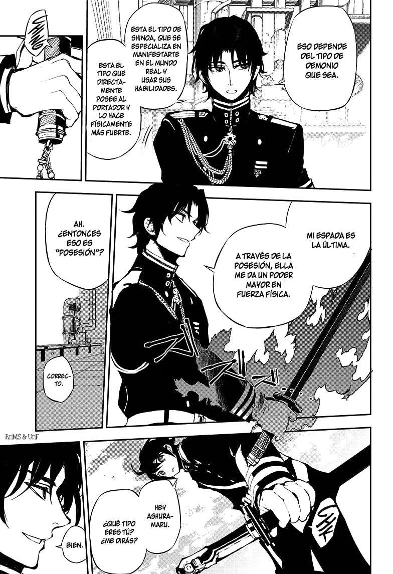 Owari no Seraph Capitulo 18: Poseído por Mahiru página 15