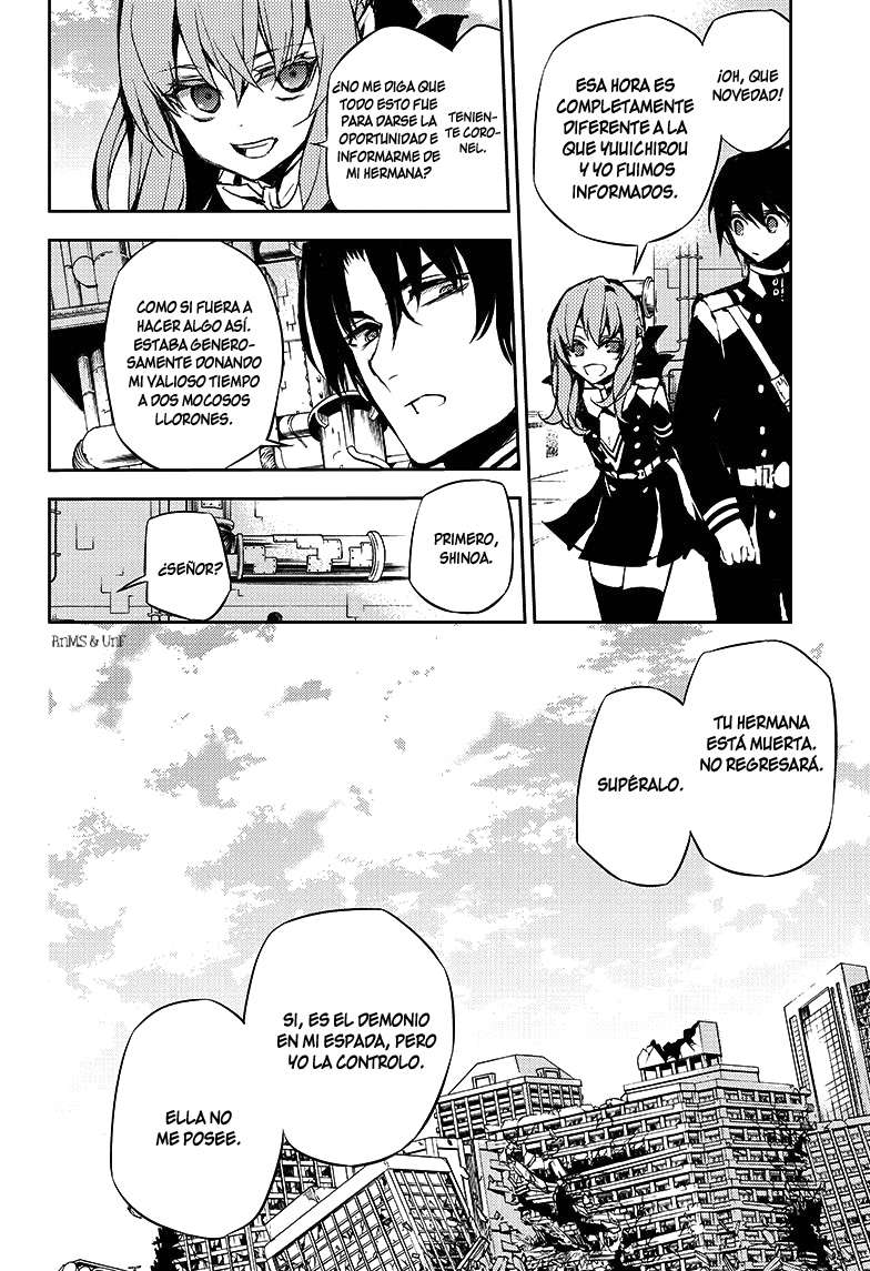 Owari no Seraph Capitulo 18: Poseído por Mahiru página 33