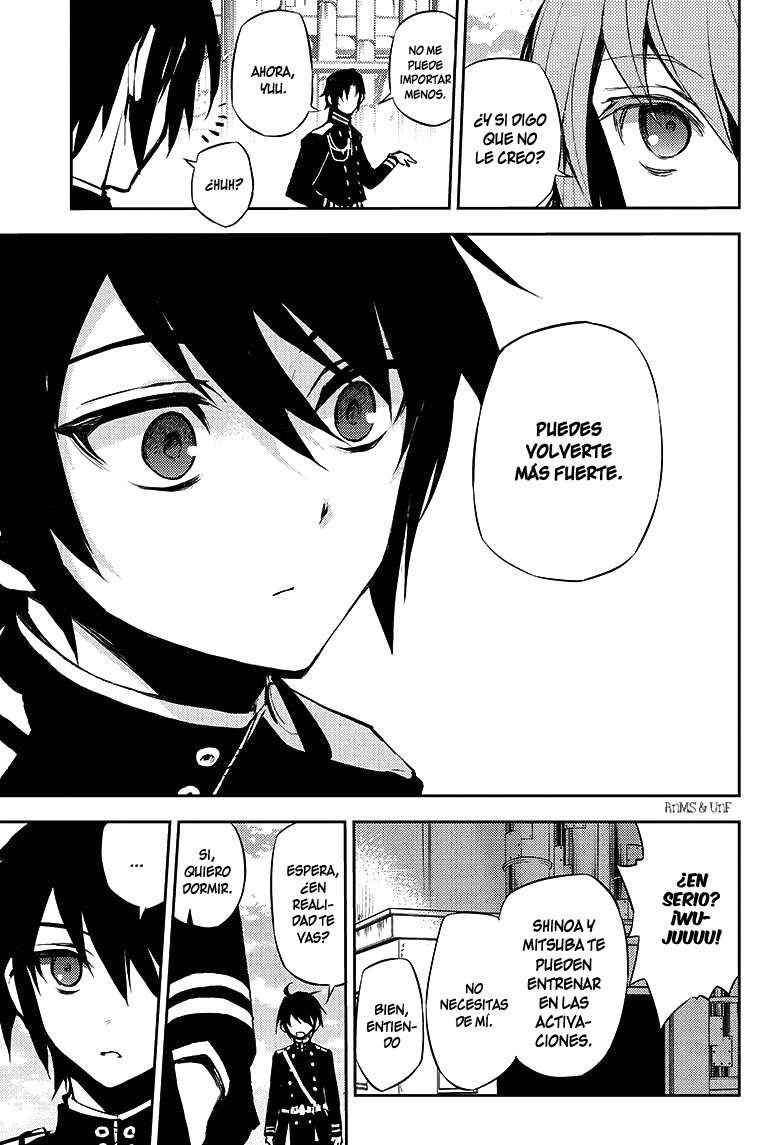 Owari no Seraph Capitulo 18: Poseído por Mahiru página 34