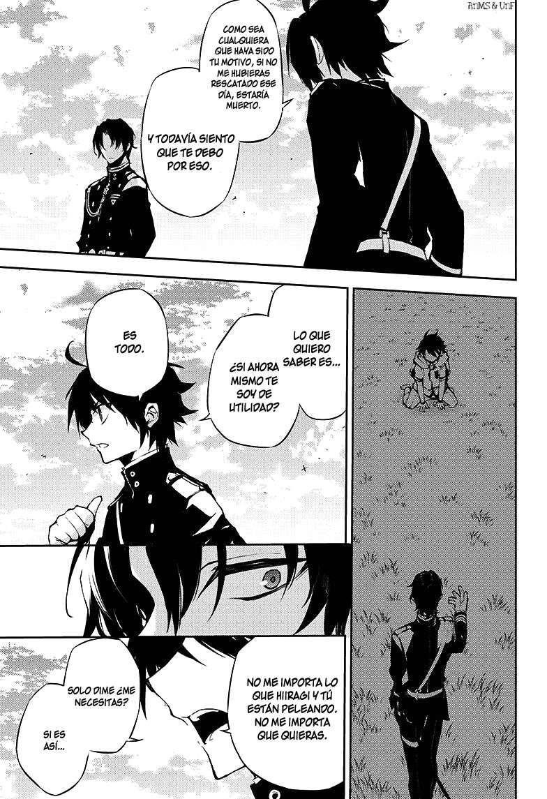Owari no Seraph Capitulo 18: Poseído por Mahiru página 37