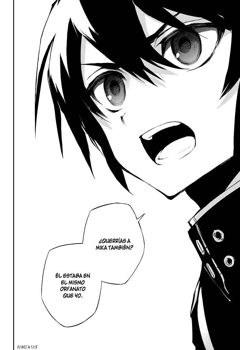Owari no Seraph Capitulo 18: Poseído por Mahiru página 38