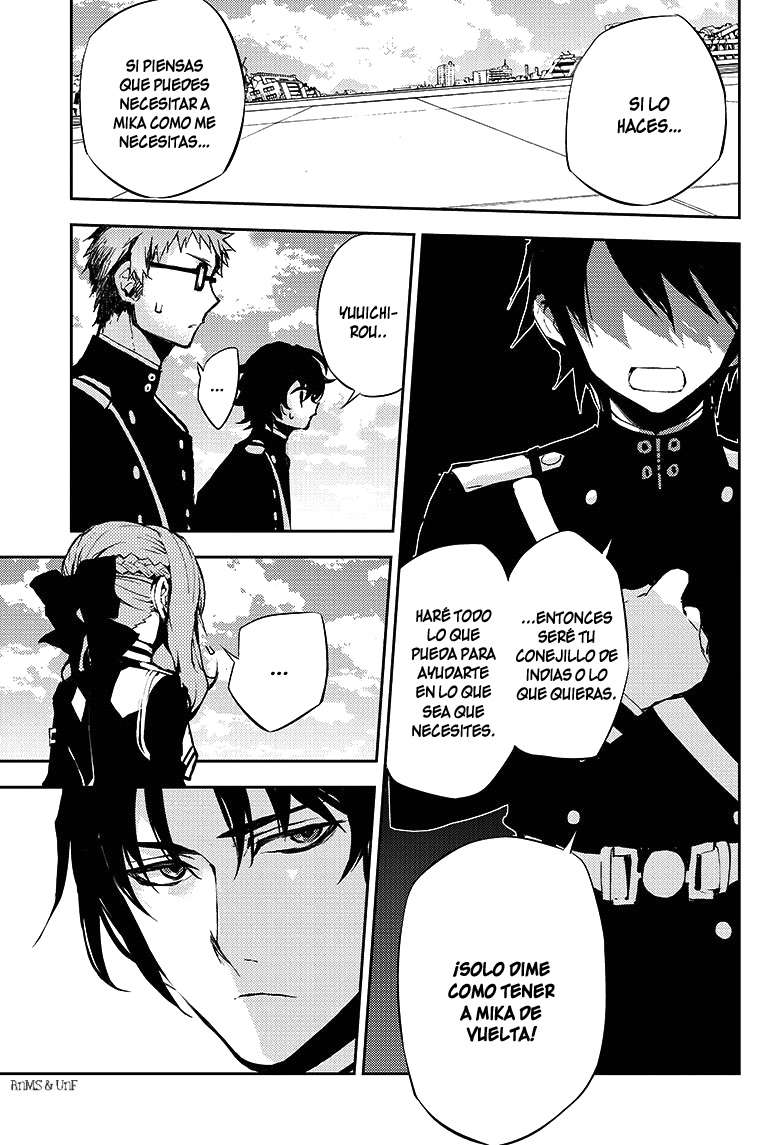 Owari no Seraph Capitulo 18: Poseído por Mahiru página 39
