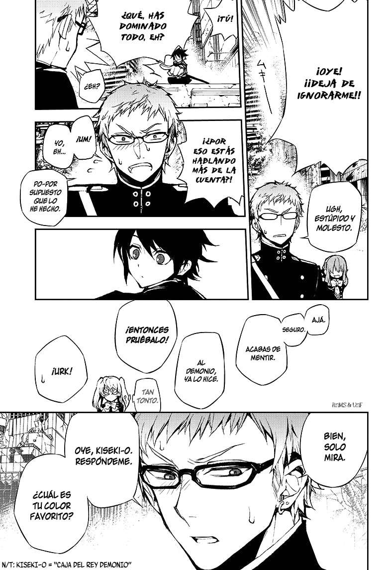 Owari no Seraph Capitulo 19: Causa de locura página 10