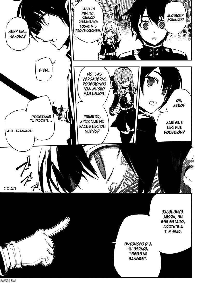 Owari no Seraph Capitulo 19: Causa de locura página 28