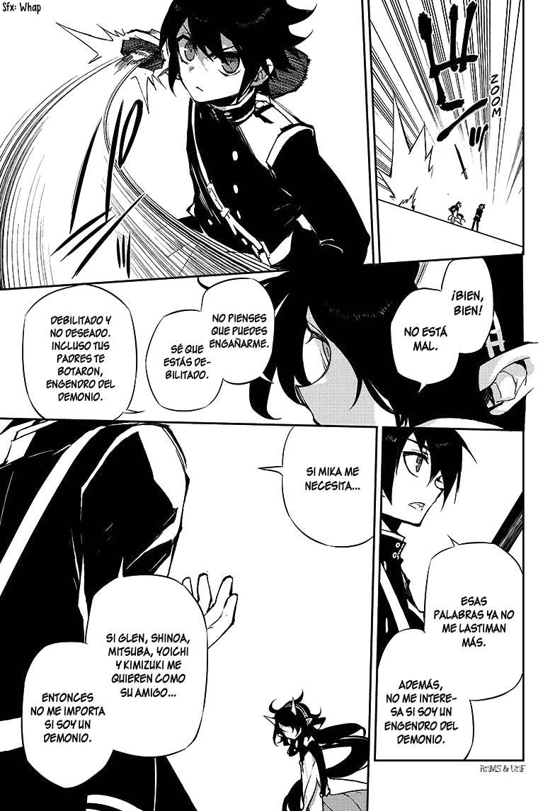 Owari no Seraph Capitulo 20: La pesadilla del demonio página 38