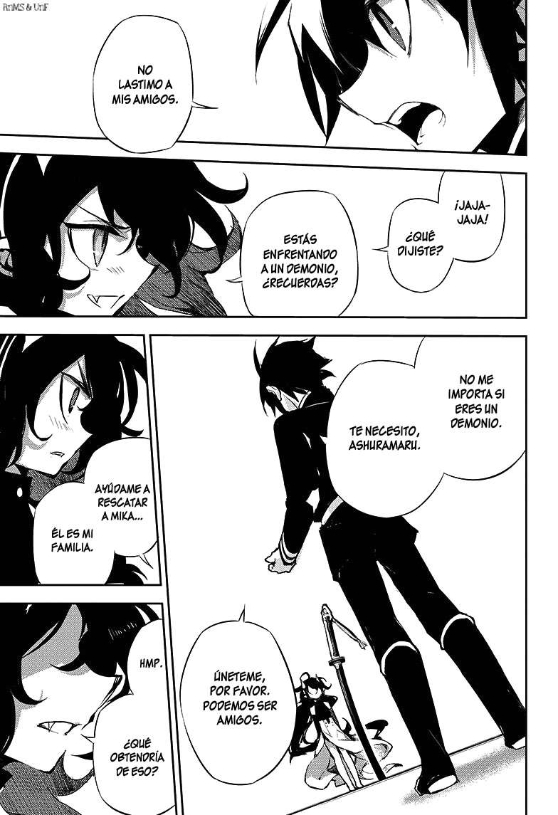 Owari no Seraph Capitulo 20: La pesadilla del demonio página 40