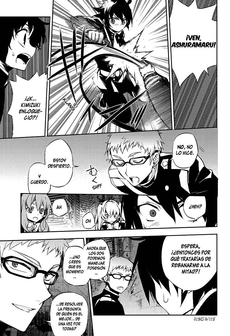 Owari no Seraph Capitulo 21: La caja de Kiseki-O página 35