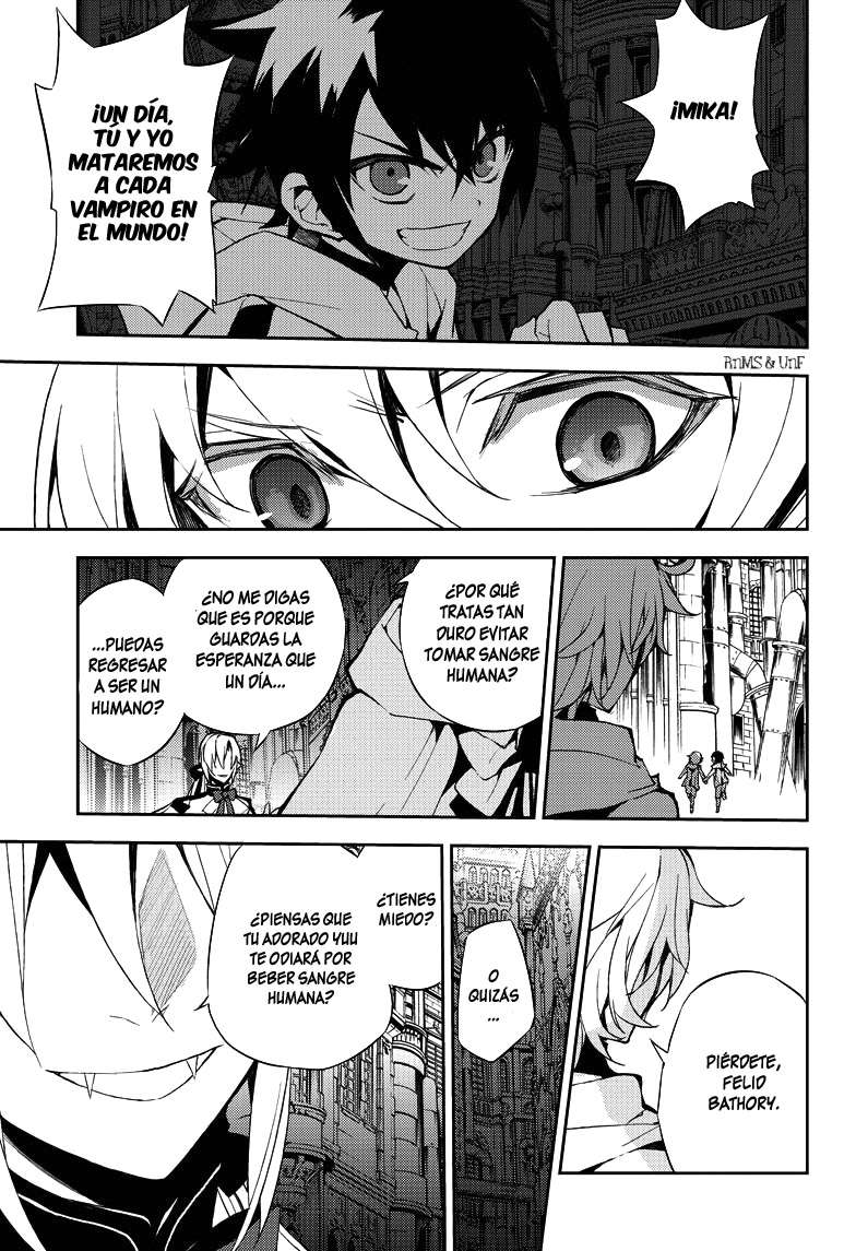 Owari no Seraph Capitulo 22: El tabú de Krul página 11