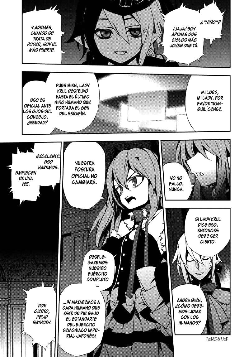 Owari no Seraph Capitulo 22: El tabú de Krul página 27