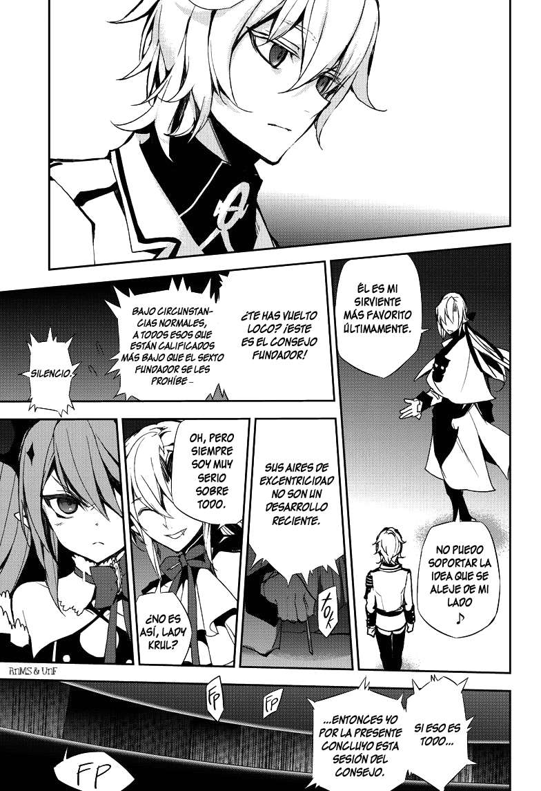 Owari no Seraph Capitulo 22: El tabú de Krul página 29