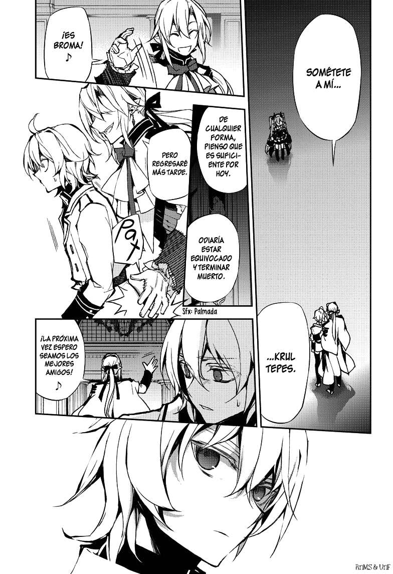 Owari no Seraph Capitulo 22: El tabú de Krul página 34