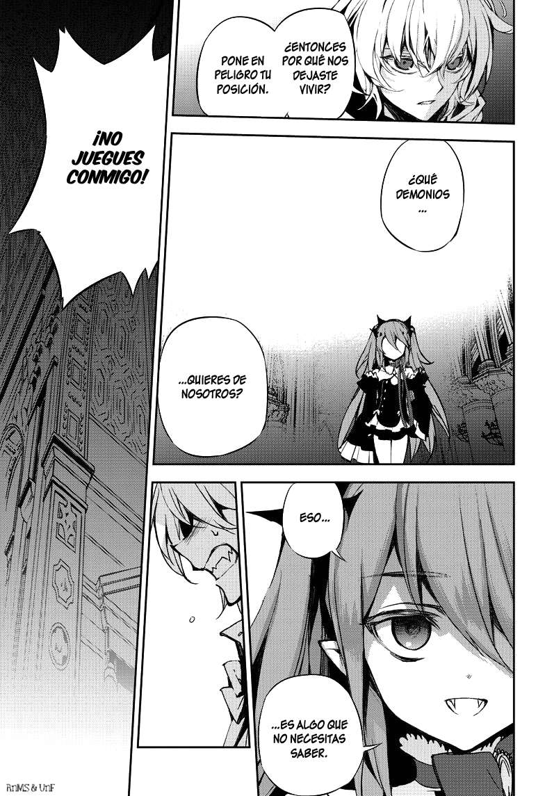 Owari no Seraph Capitulo 22: El tabú de Krul página 36