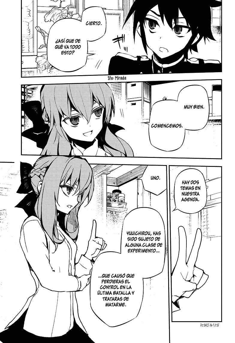 Owari no Seraph Capitulo 23: Ambición en el Ejército Demoníaco página 12