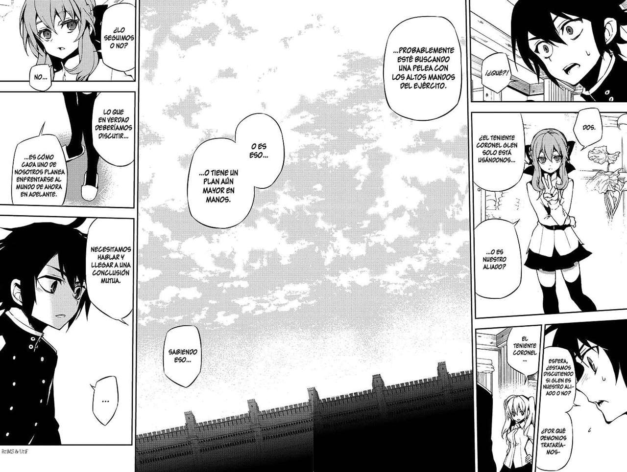 Owari no Seraph Capitulo 23: Ambición en el Ejército Demoníaco página 13