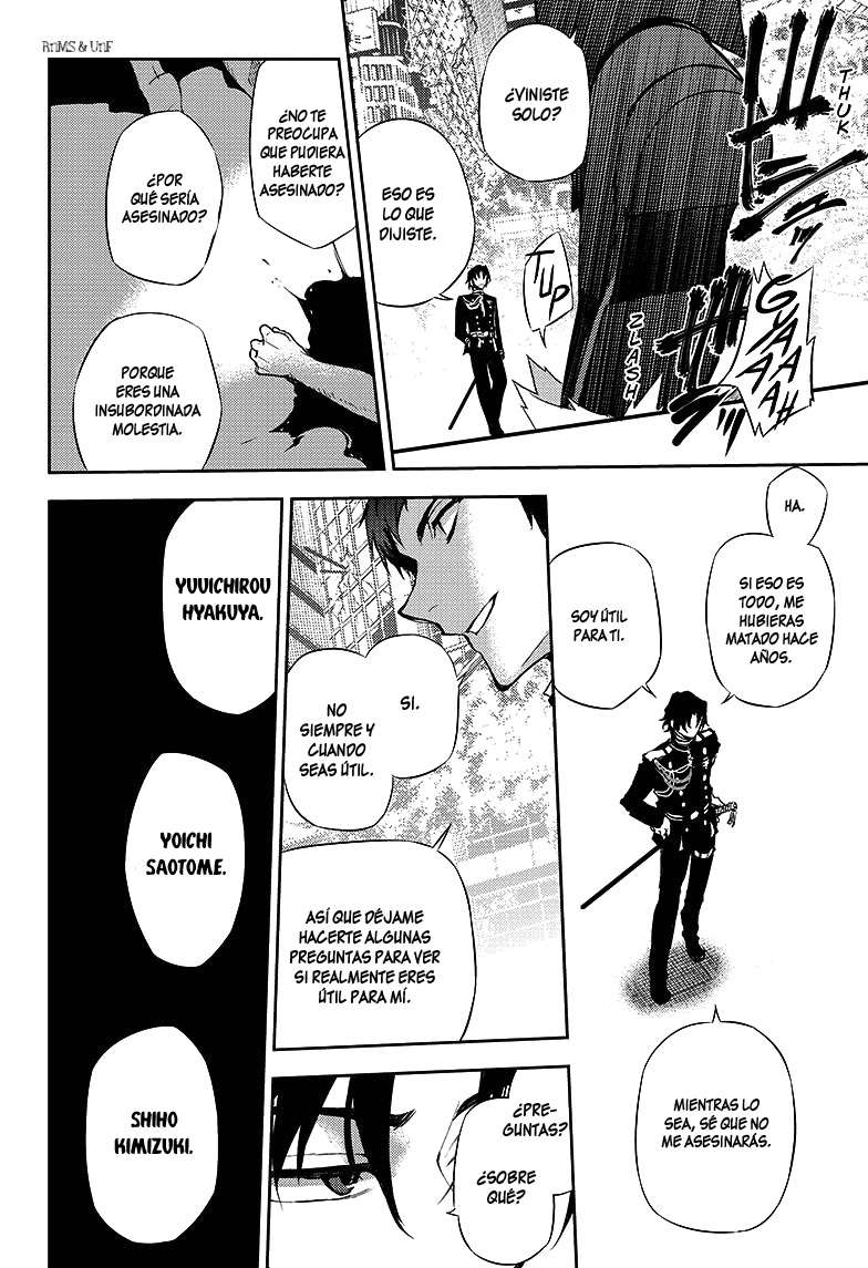 Owari no Seraph Capitulo 23: Ambición en el Ejército Demoníaco página 18